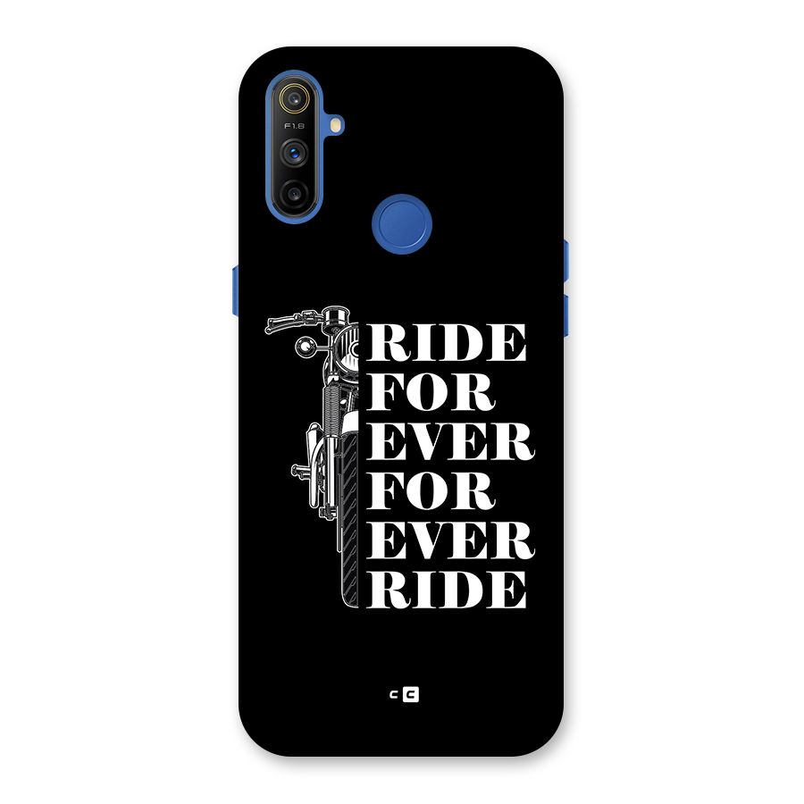 Ride Forever Back Case for Realme Narzo 10A
