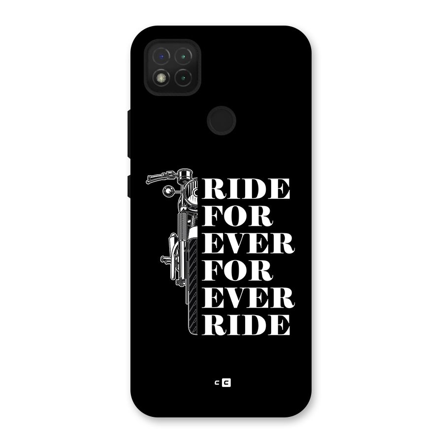 Ride Forever Back Case for Redmi 9 Activ