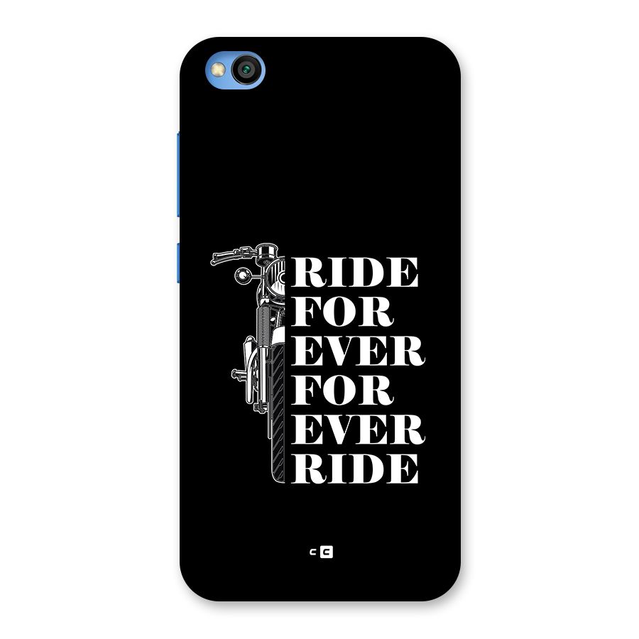 Ride Forever Back Case for Redmi Go