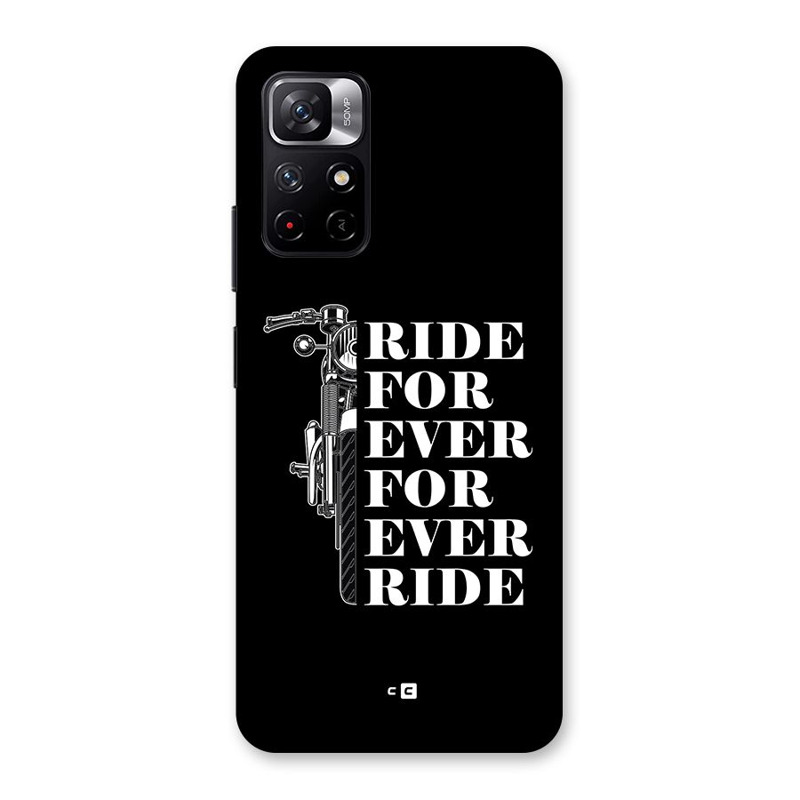 Ride Forever Back Case for Redmi Note 11T 5G