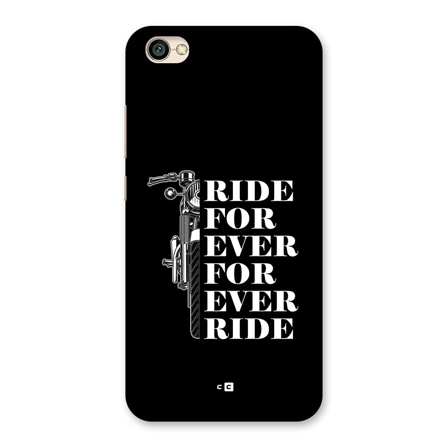 Ride Forever Back Case for Redmi Y1 Lite