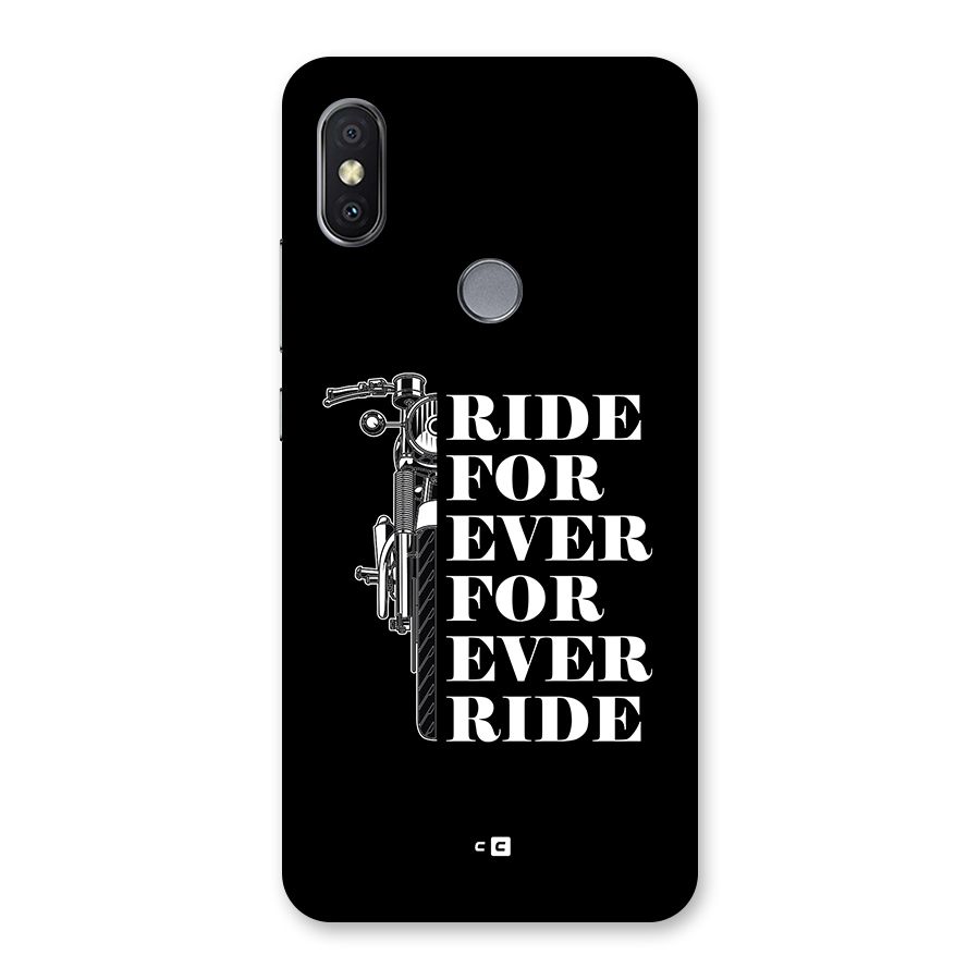 Ride Forever Back Case for Redmi Y2