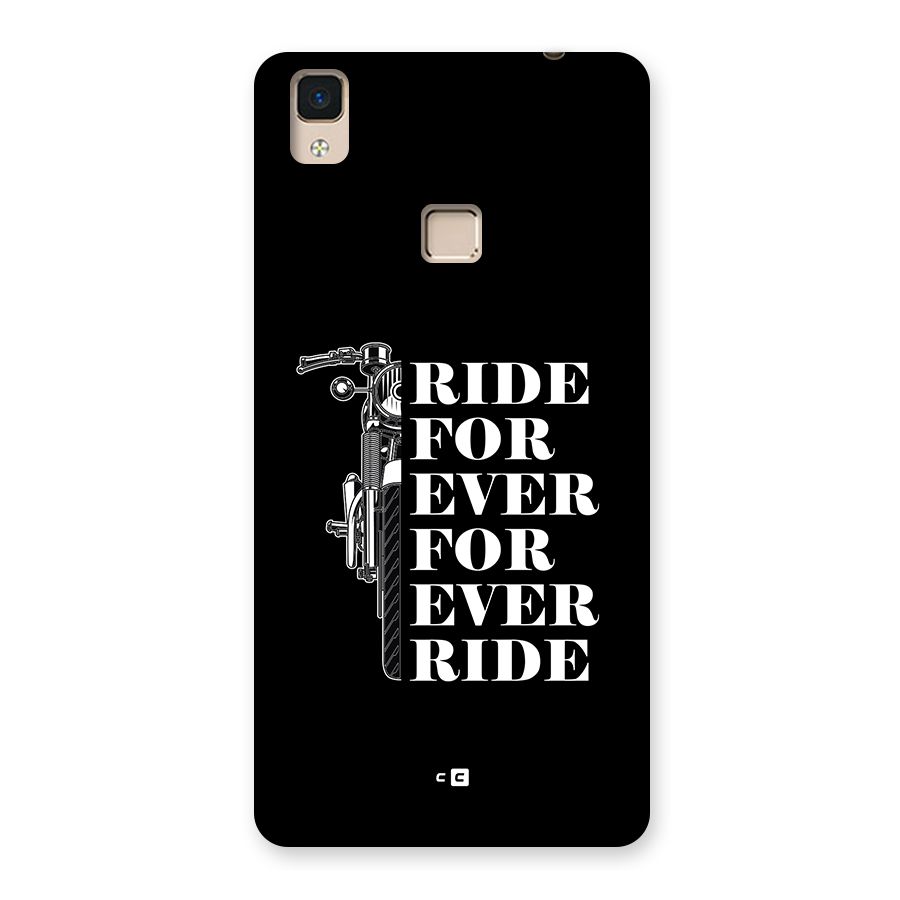 Ride Forever Back Case for V3 Max