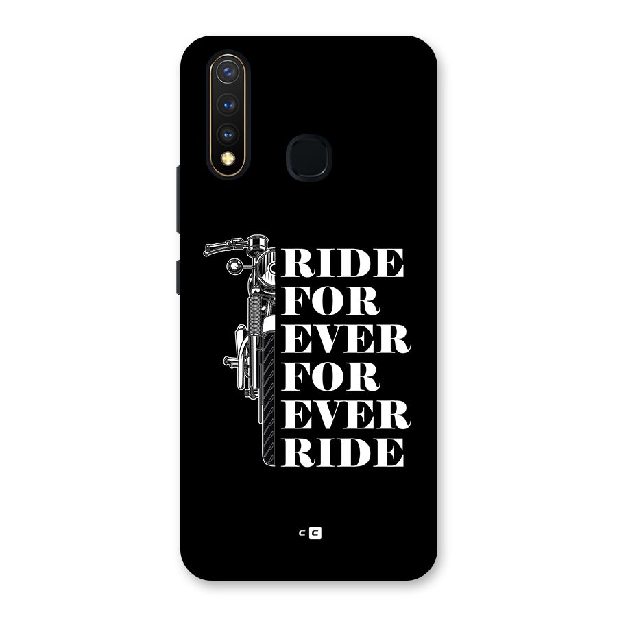 Ride Forever Back Case for Vivo U20