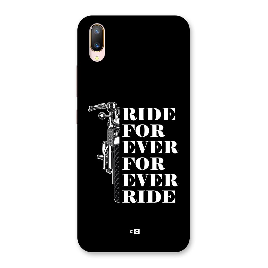 Ride Forever Back Case for Vivo V11 Pro