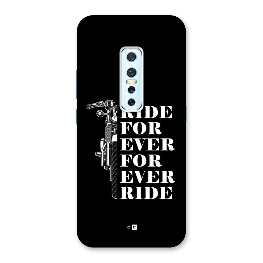Ride Forever Back Case for Vivo V17 Pro