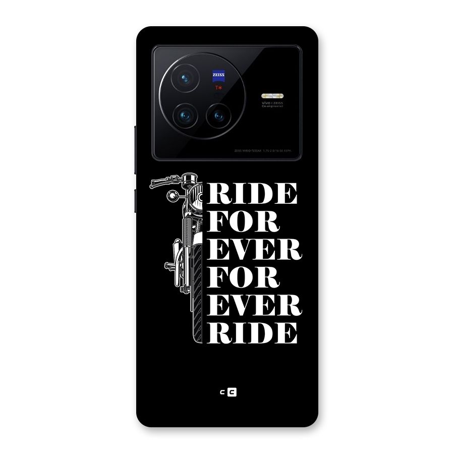 Ride Forever Back Case for Vivo X80