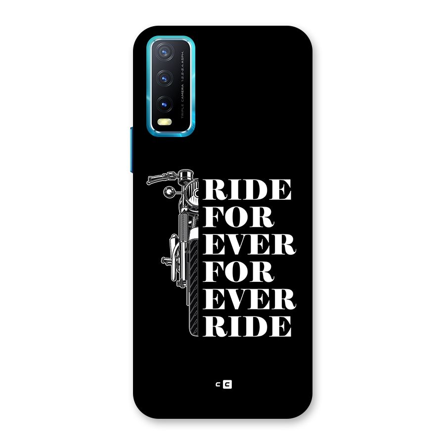 Ride Forever Back Case for Vivo Y20