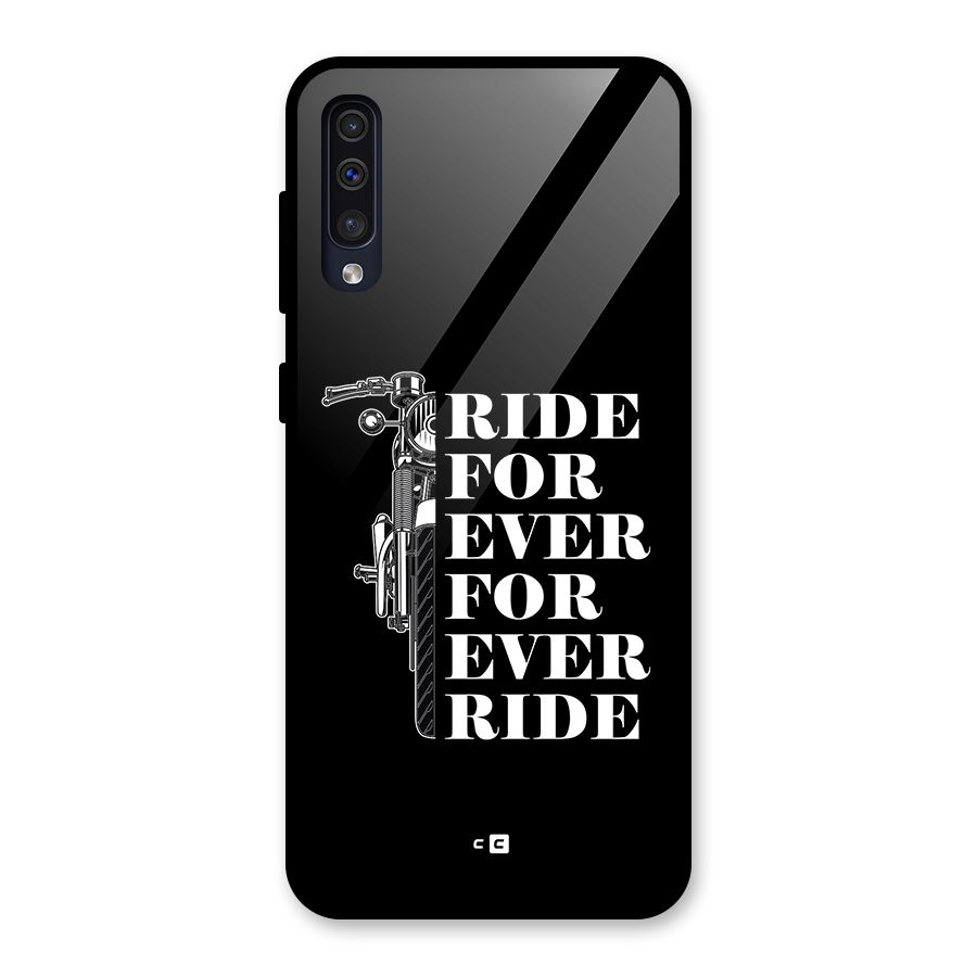 Ride Forever Glass Back Case for Galaxy A30s