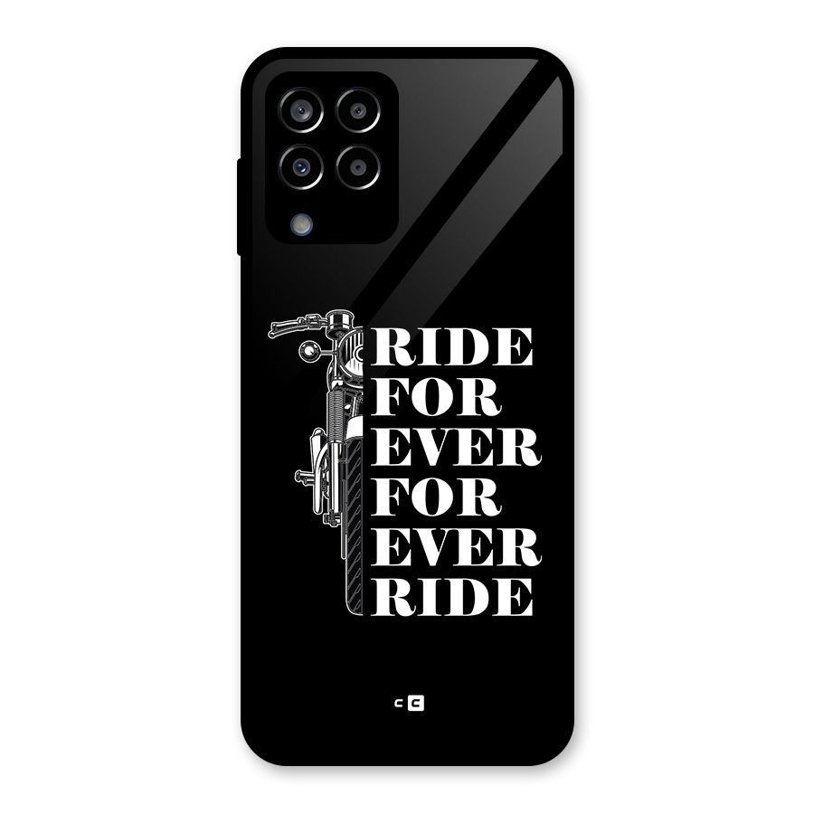 Ride Forever Glass Back Case for Galaxy M33