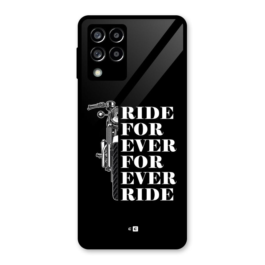 Ride Forever Glass Back Case for Galaxy M53 5G