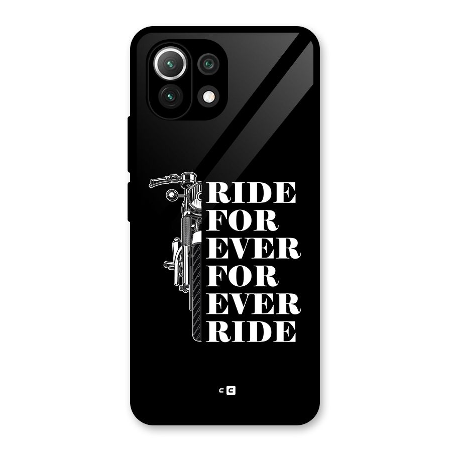 Ride Forever Glass Back Case for Mi 11 Lite
