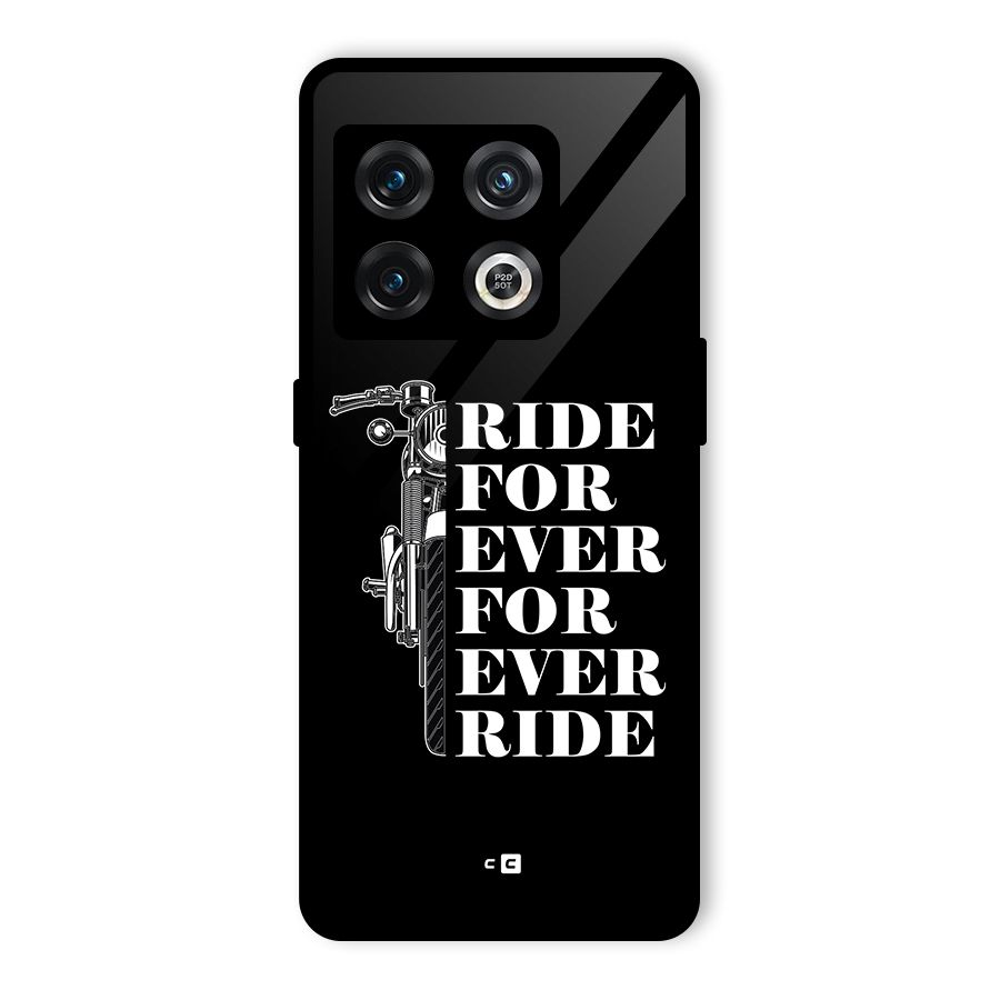 Ride Forever Glass Back Case for OnePlus 10 Pro 5G