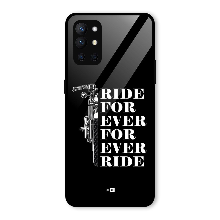 Ride Forever Glass Back Case for OnePlus 9R