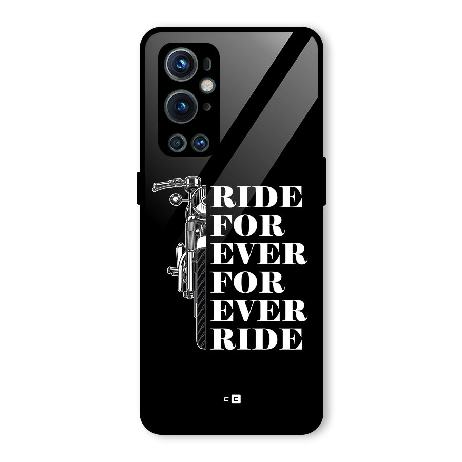 Ride Forever Glass Back Case for OnePlus 9 Pro