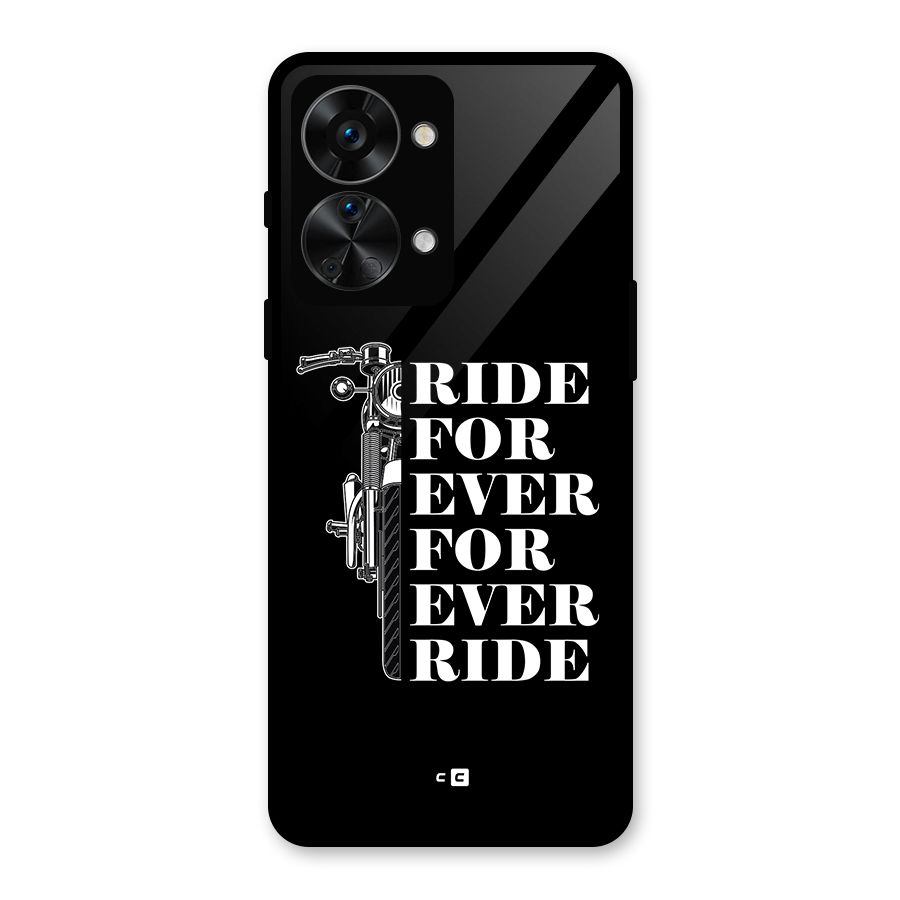 Ride Forever Glass Back Case for OnePlus Nord 2T