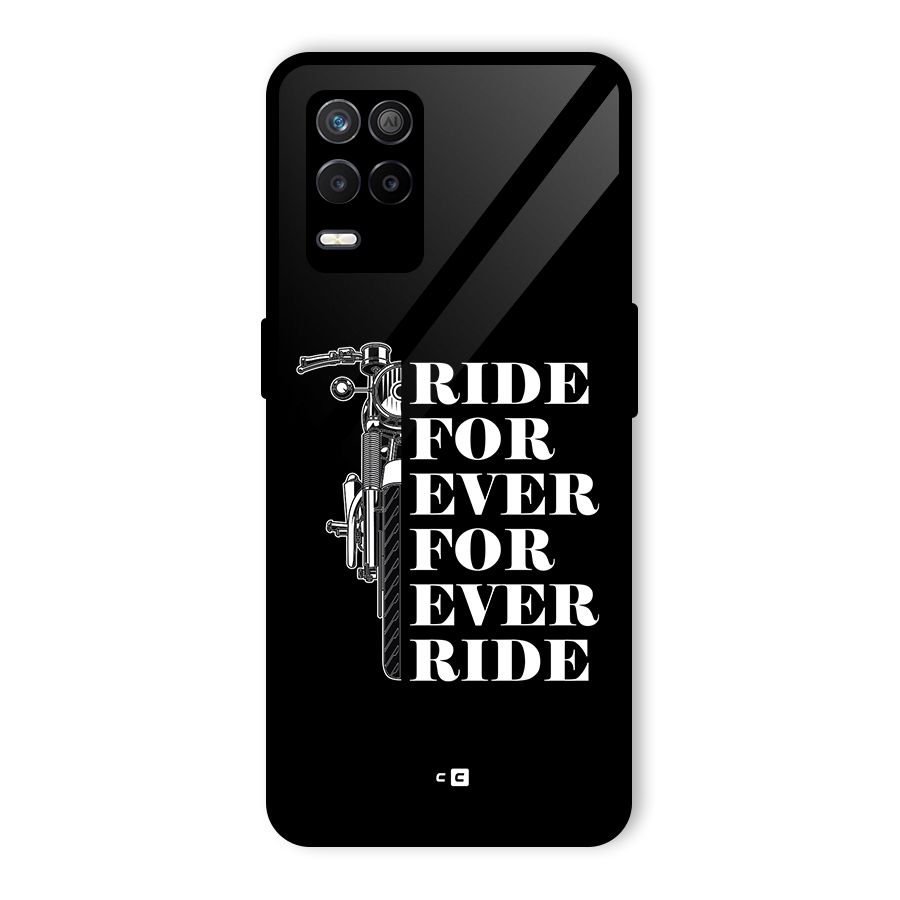 Ride Forever Glass Back Case for Realme 8s 5G