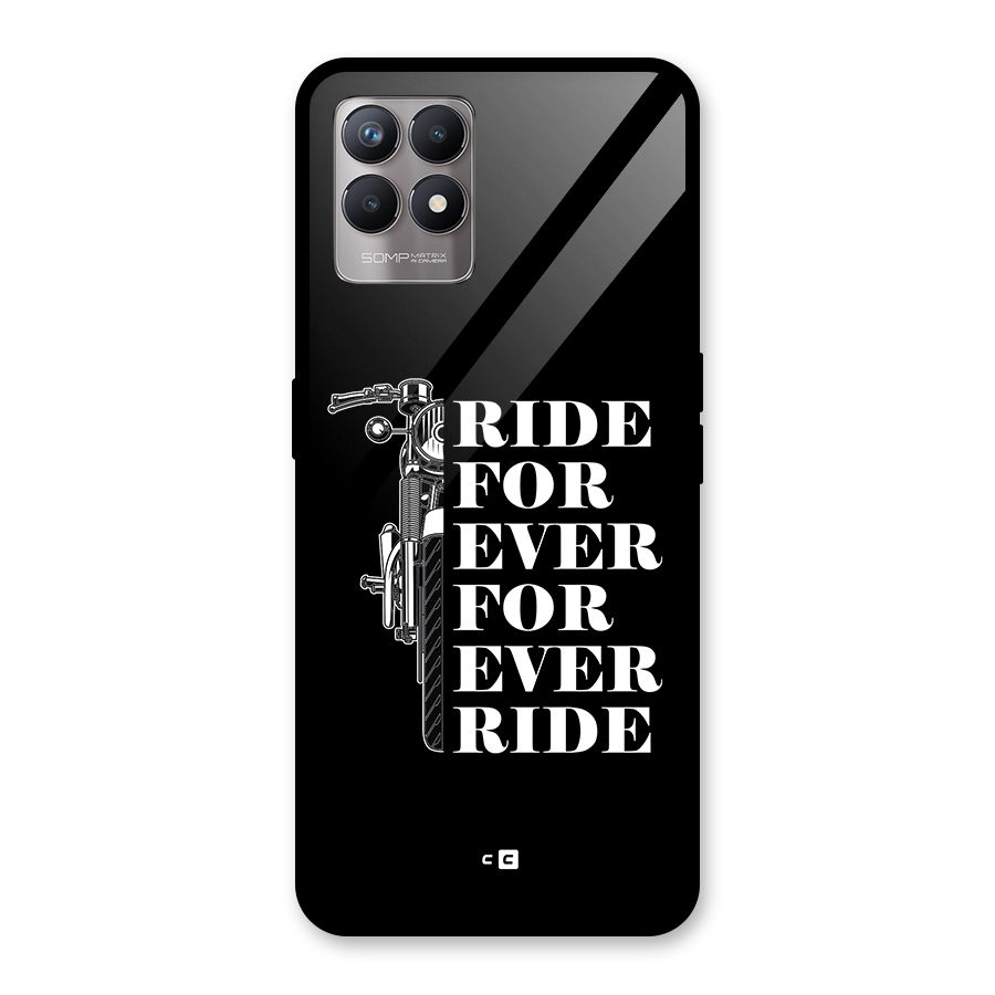 Ride Forever Glass Back Case for Realme Narzo 50