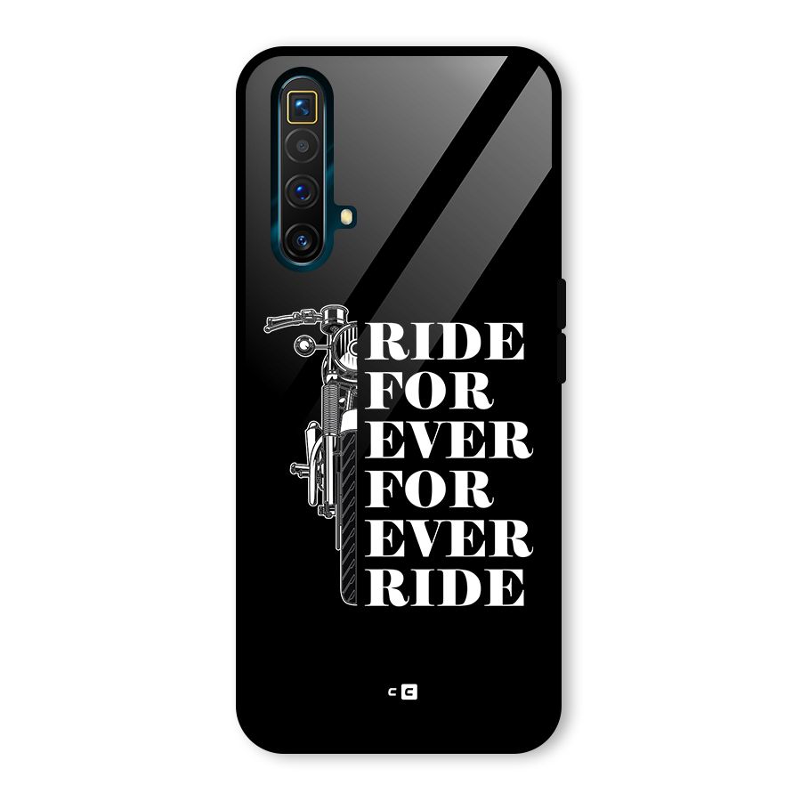 Ride Forever Glass Back Case for Realme X3