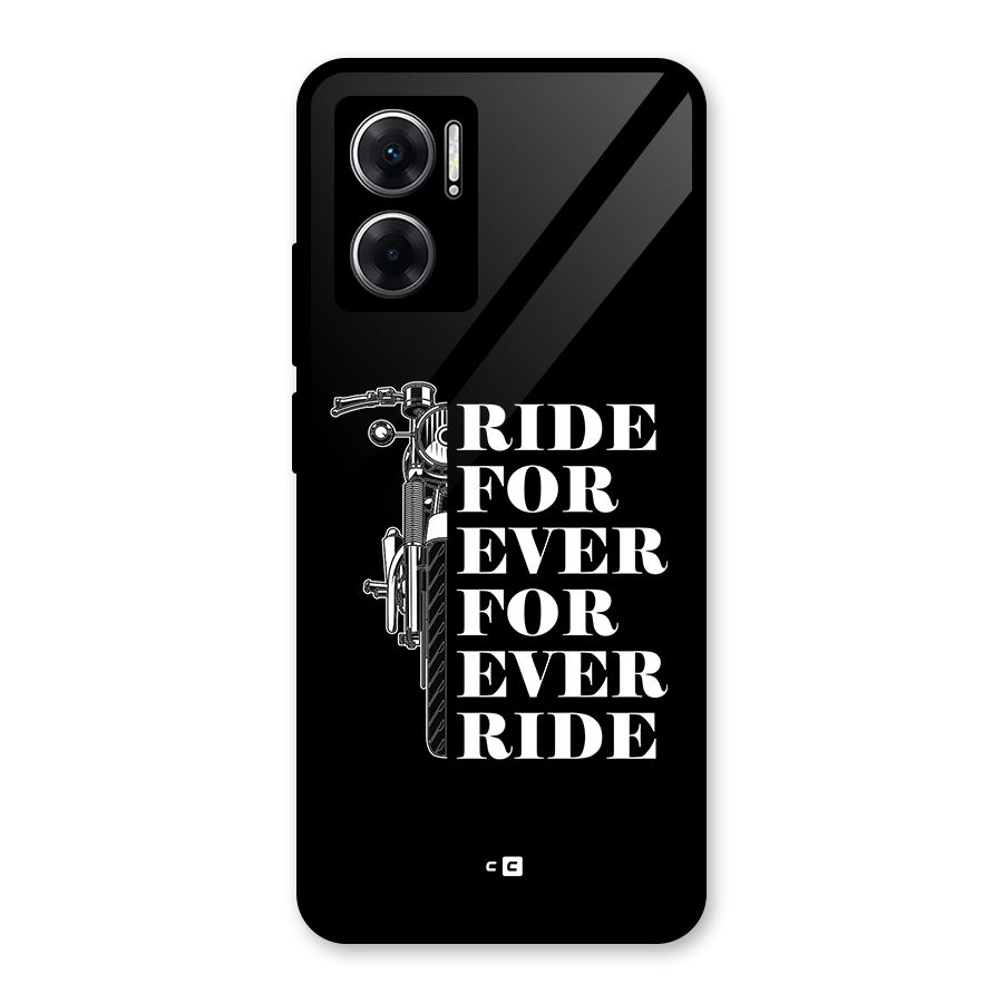 Ride Forever Glass Back Case for Redmi 11 Prime 5G