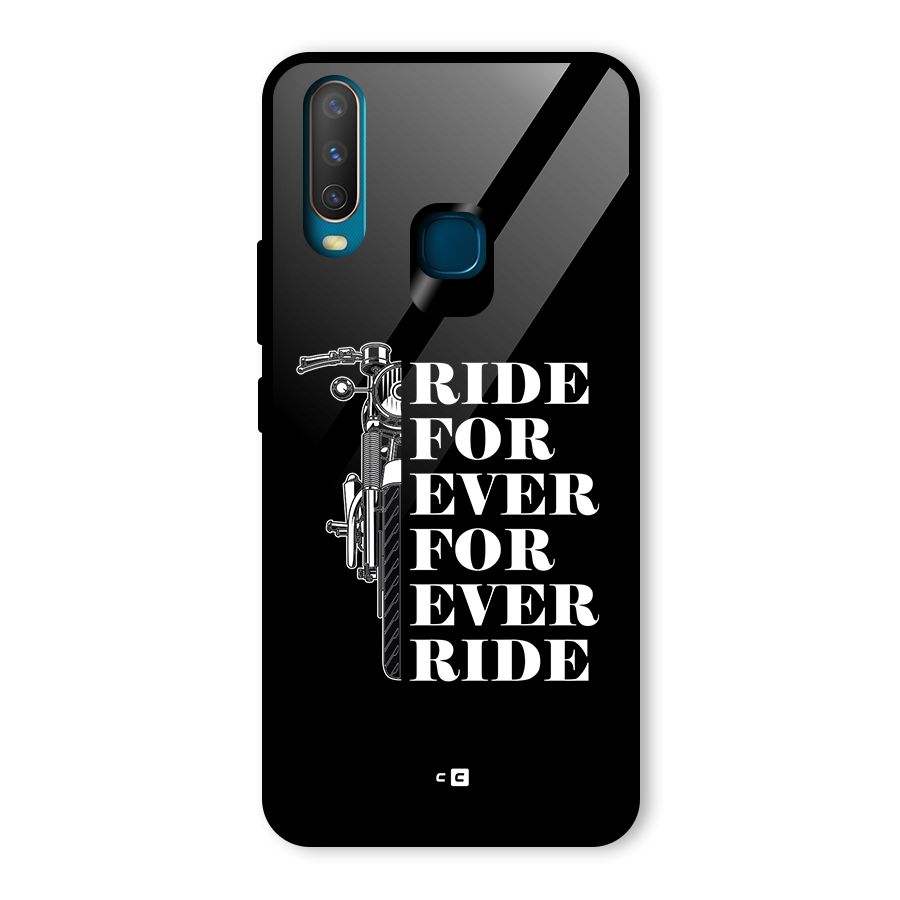 Ride Forever Glass Back Case for Vivo U10