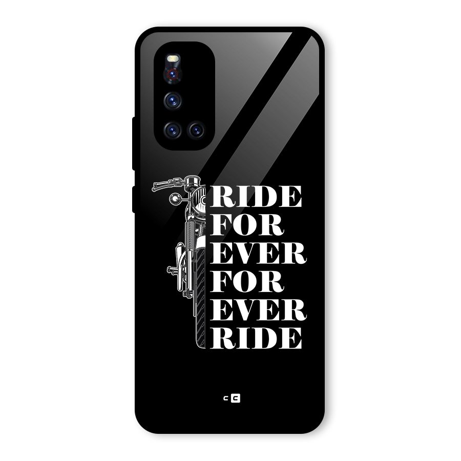 Ride Forever Glass Back Case for Vivo V19