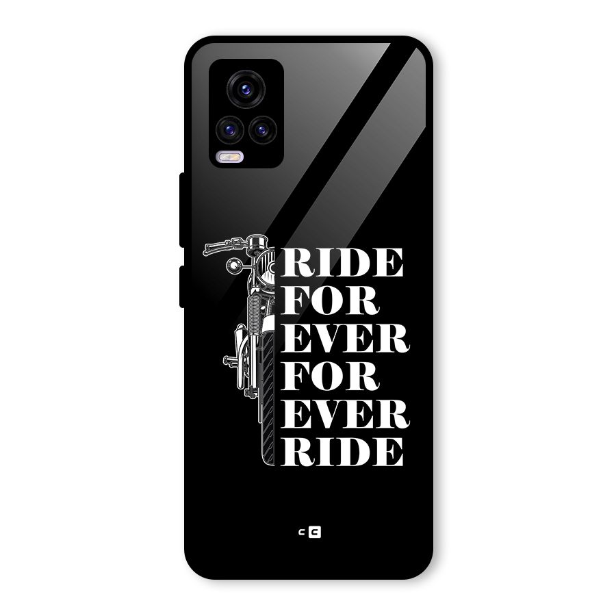 Ride Forever Glass Back Case for Vivo V20