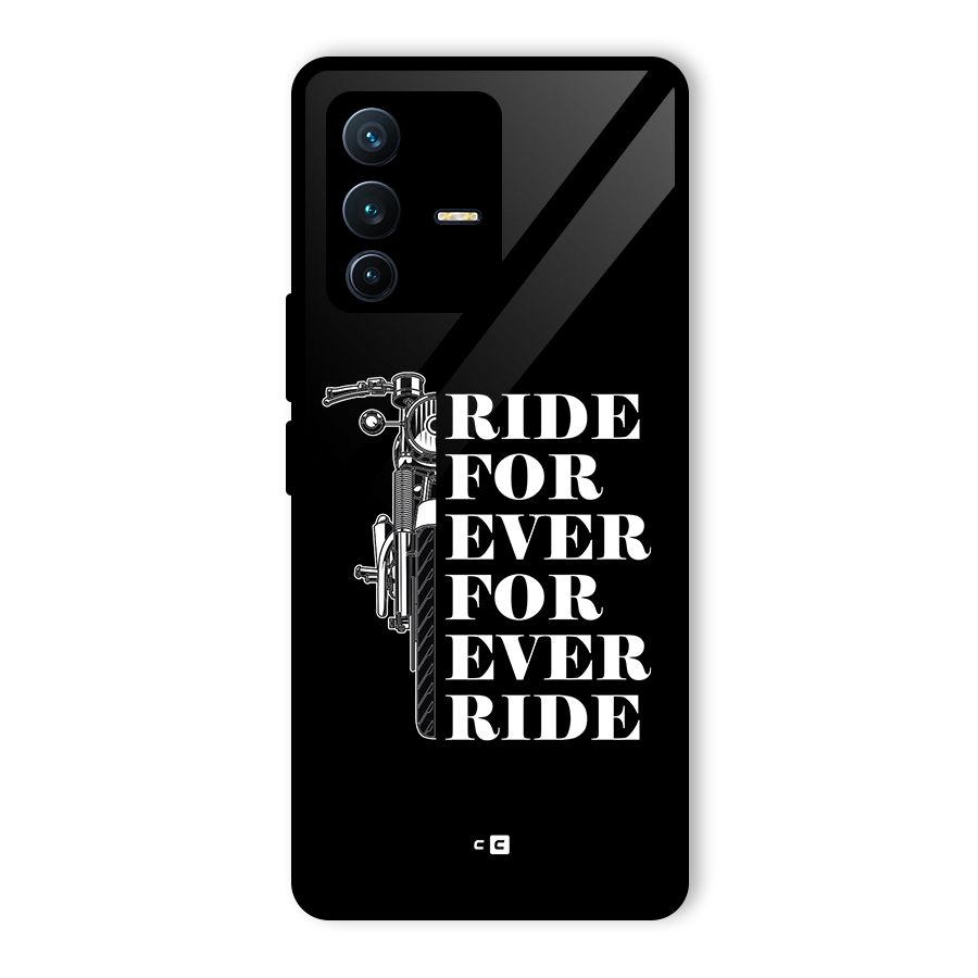 Ride Forever Glass Back Case for Vivo V23 Pro