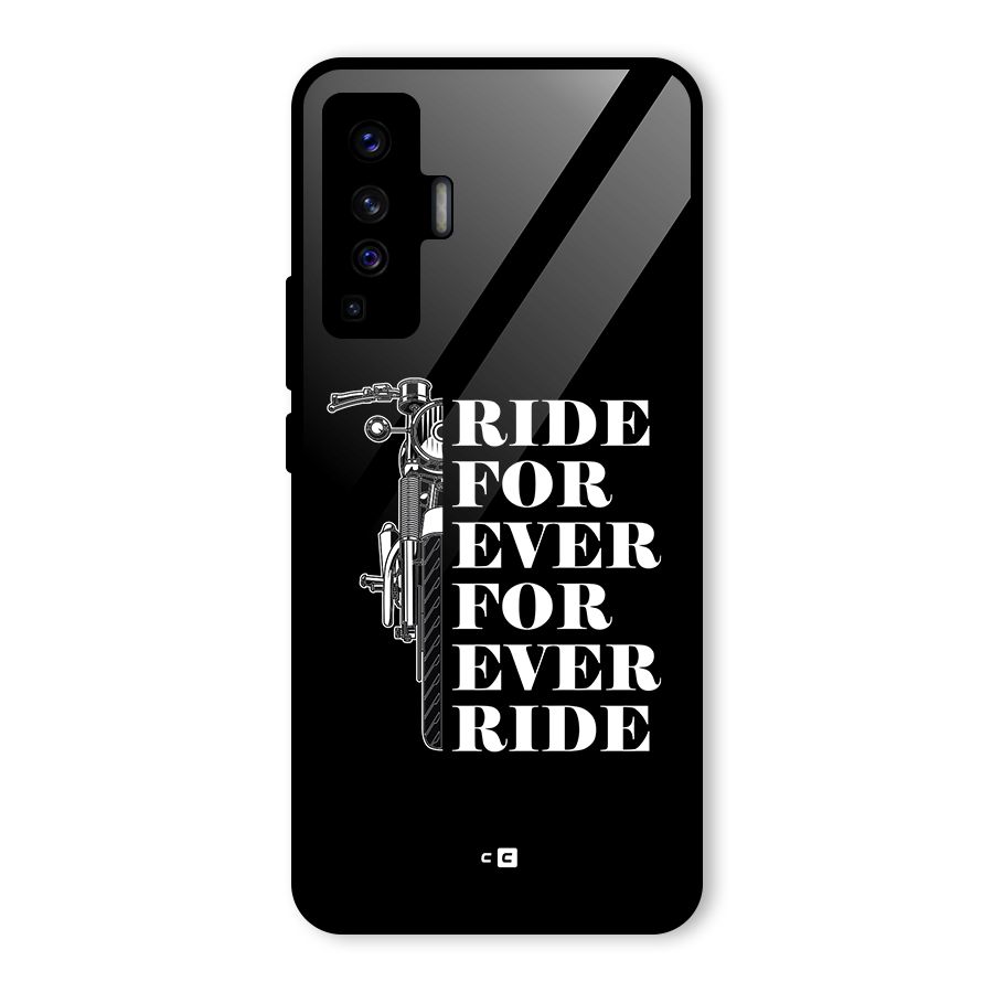 Ride Forever Glass Back Case for Vivo X50