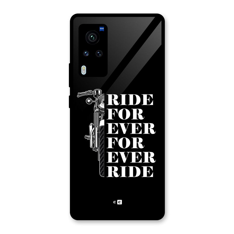 Ride Forever Glass Back Case for Vivo X60 Pro