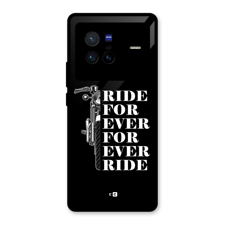 Ride Forever Glass Back Case for Vivo X80