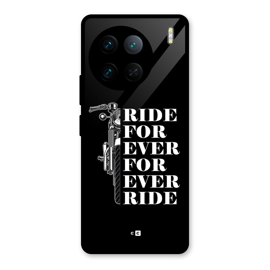Ride Forever Glass Back Case for Vivo X90 Pro