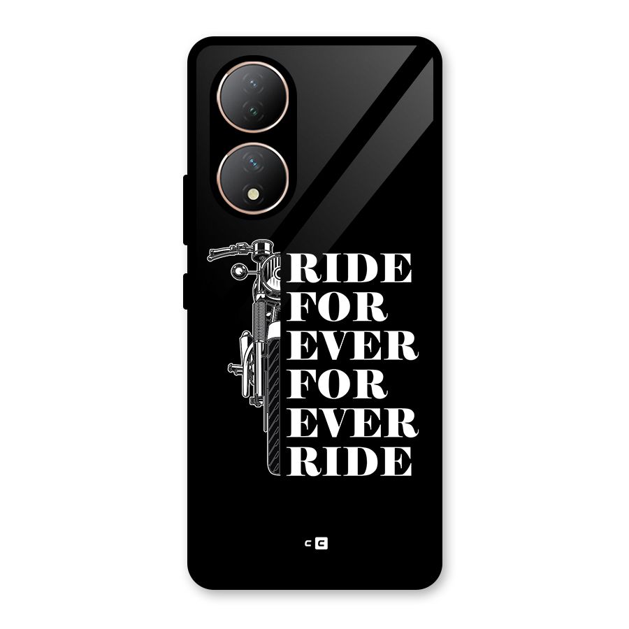 Ride Forever Glass Back Case for Vivo Y100