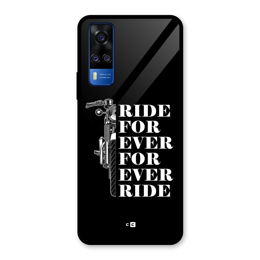 Ride Forever Glass Back Case for Vivo Y31