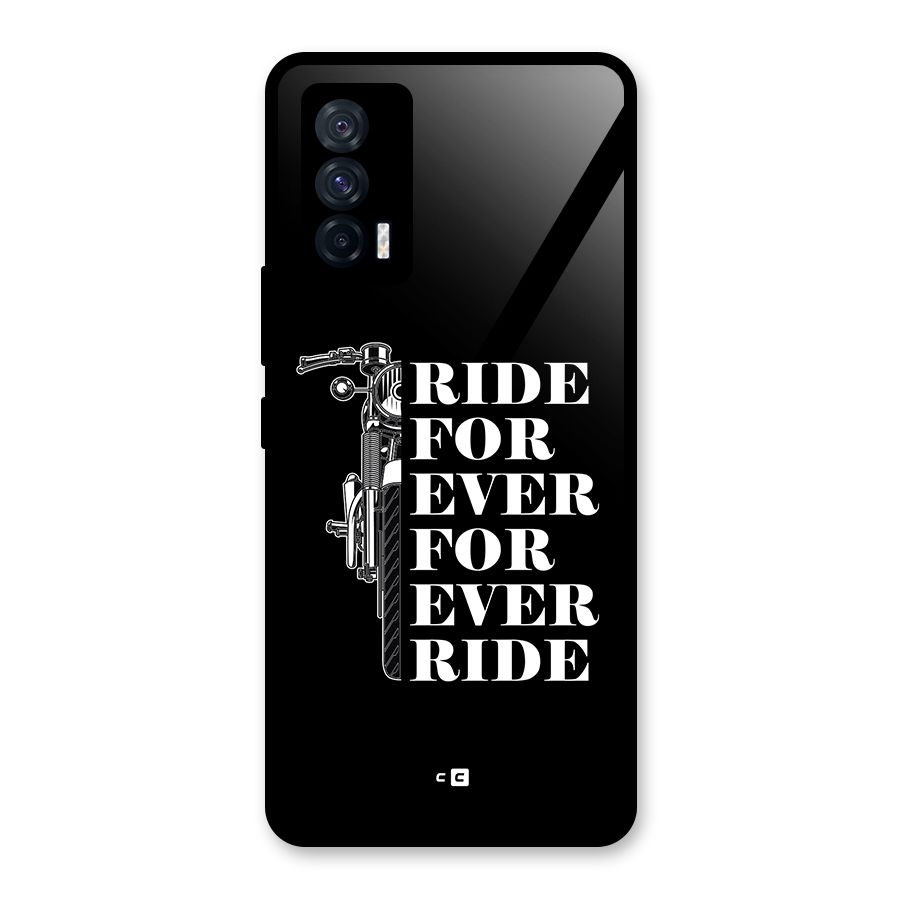 Ride Forever Glass Back Case for Vivo iQOO 7 5G