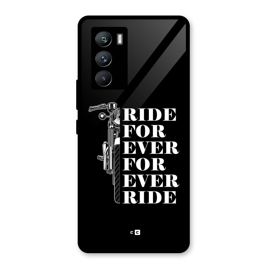 Ride Forever Glass Back Case for Vivo iQOO 9 SE