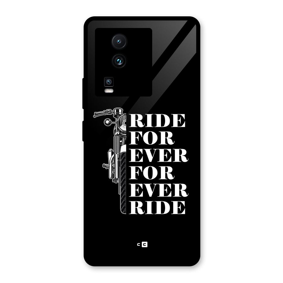 Ride Forever Glass Back Case for Vivo iQOO Neo 7 Pro