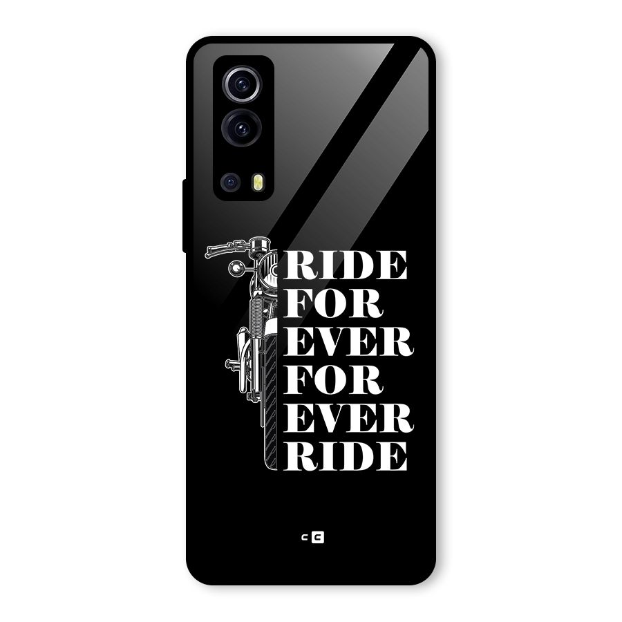 Ride Forever Glass Back Case for Vivo iQOO Z3