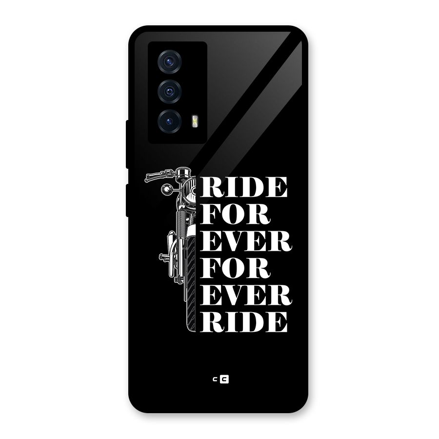 Ride Forever Glass Back Case for Vivo iQOO Z5