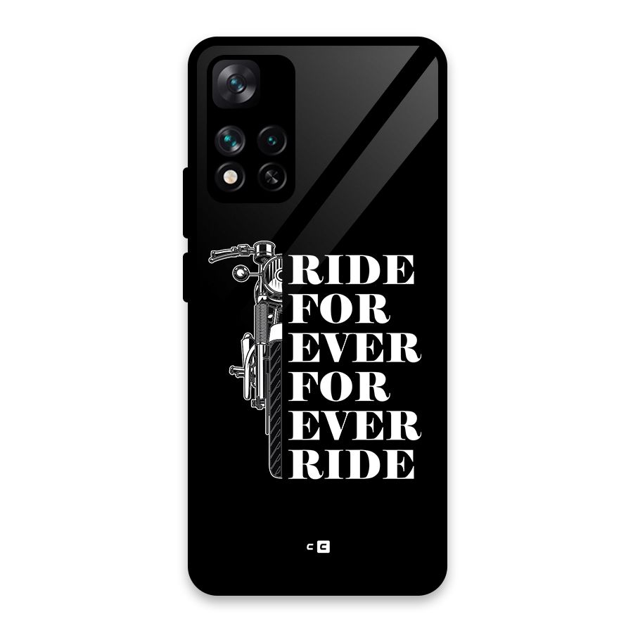 Ride Forever Glass Back Case for Xiaomi 11i HyperCharge 5G