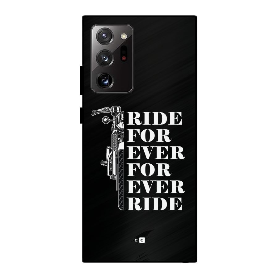 Ride Forever Metal Back Case for Galaxy Note 20 Ultra