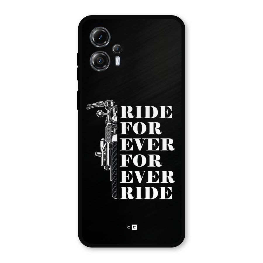 Ride Forever Metal Back Case for Moto G13