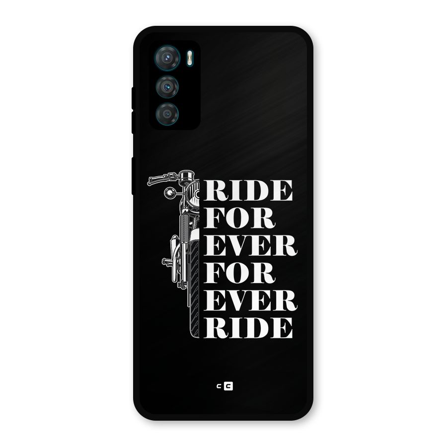 Ride Forever Metal Back Case for Moto G42