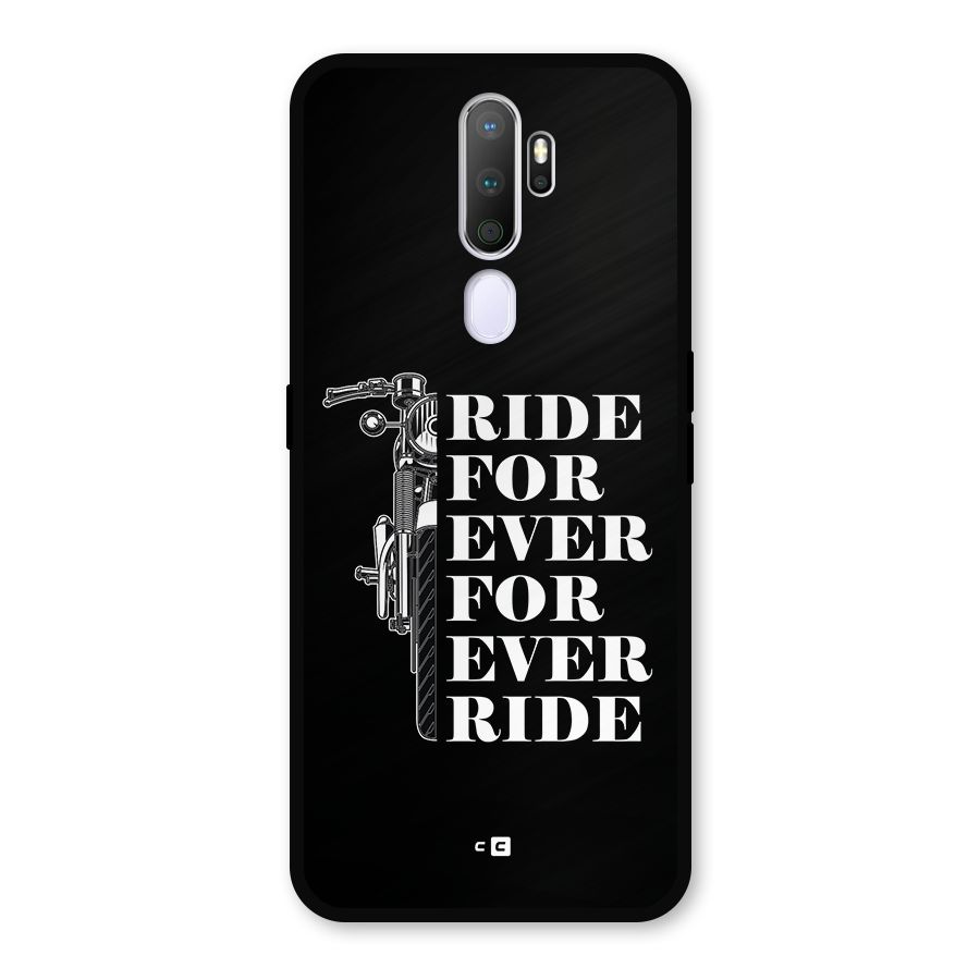 Ride Forever Metal Back Case for Oppo A5 (2020)