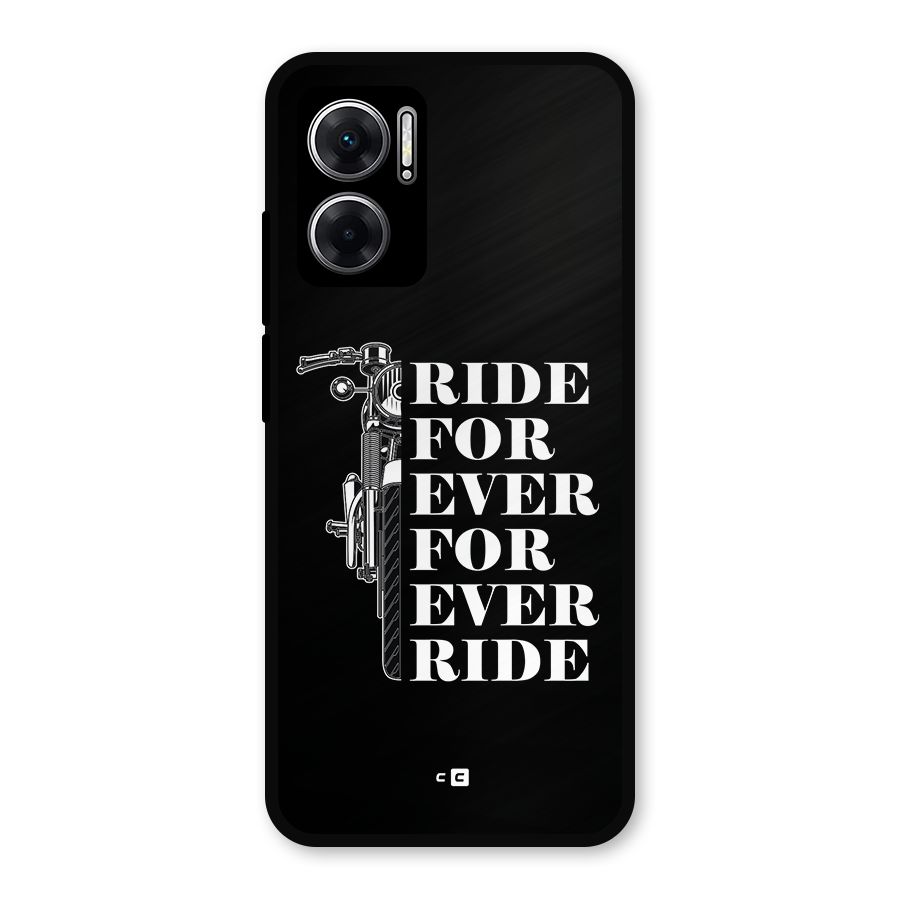 Ride Forever Metal Back Case for Redmi 11 Prime 5G