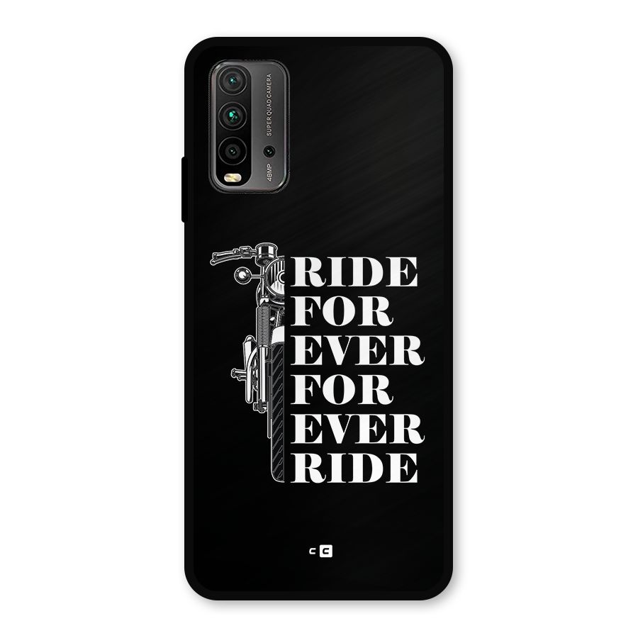 Ride Forever Metal Back Case for Redmi 9 Power