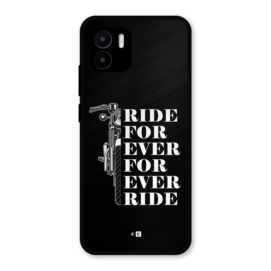 Ride Forever Metal Back Case for Redmi A1