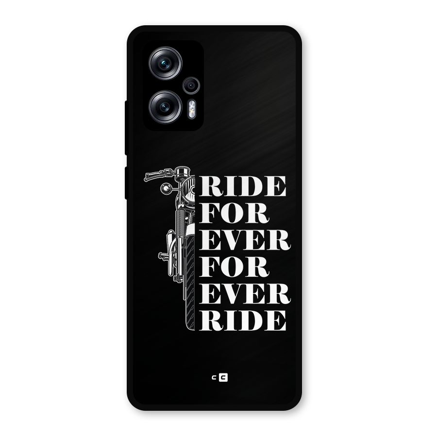 Ride Forever Metal Back Case for Redmi K50i