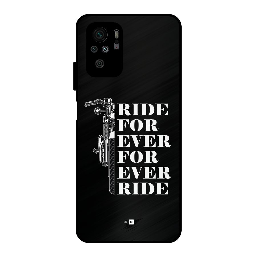Ride Forever Metal Back Case for Redmi Note 11 SE
