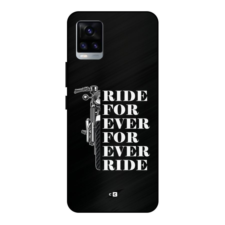 Ride Forever Metal Back Case for Vivo V20 2021